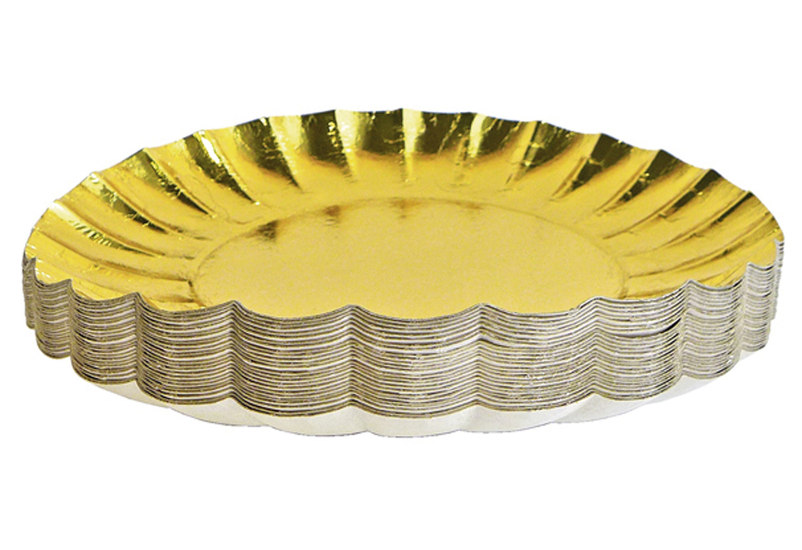BRAUN + COMPANY  Weihnachtsteller ?25cm gold &#8...
